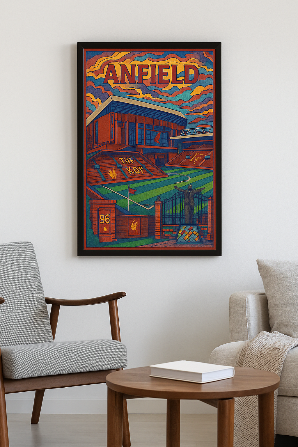 Anfield Stadium Post Print