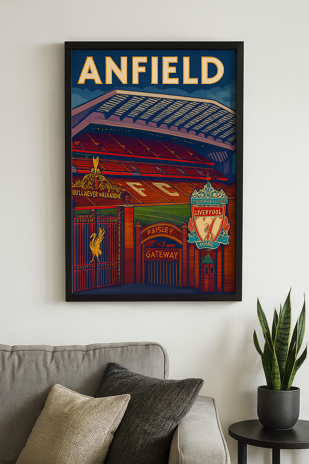 Anfield Stadium Poster Print - #2