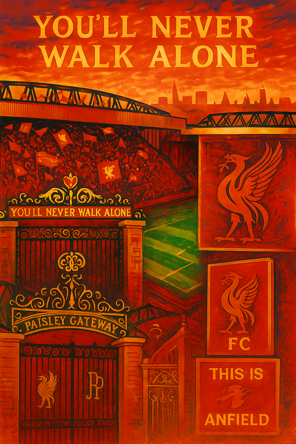 Anfield Stadium Poster Print - #3