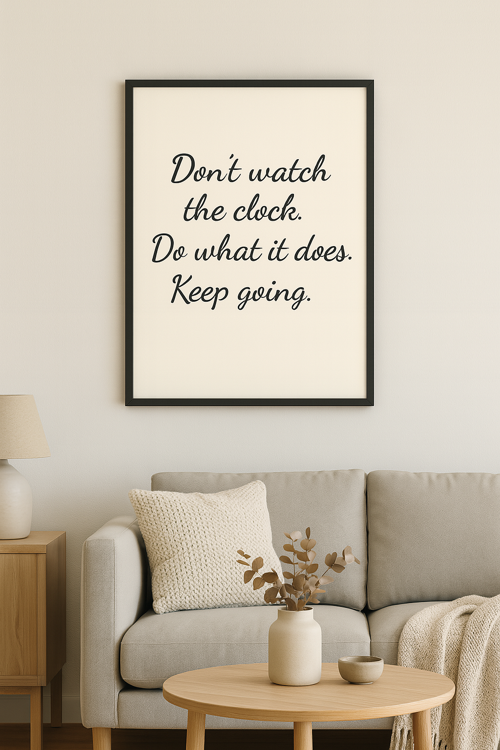 Don't Watch The Clock Poster Print