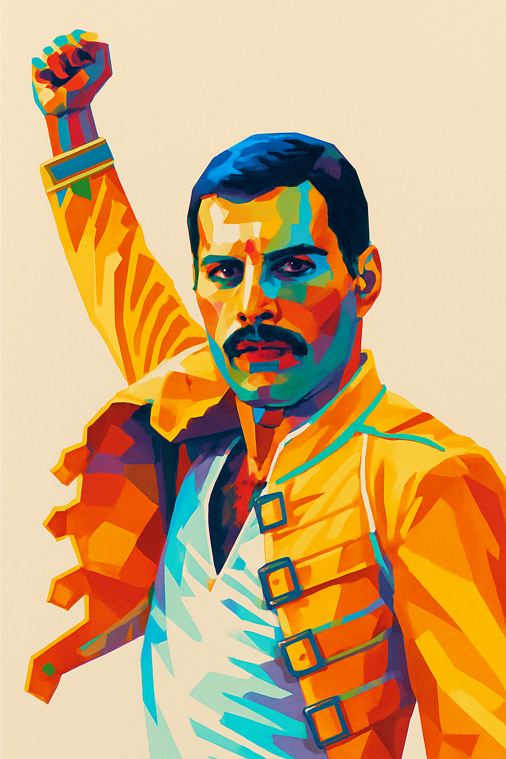 Freddie Mercury Poster Print