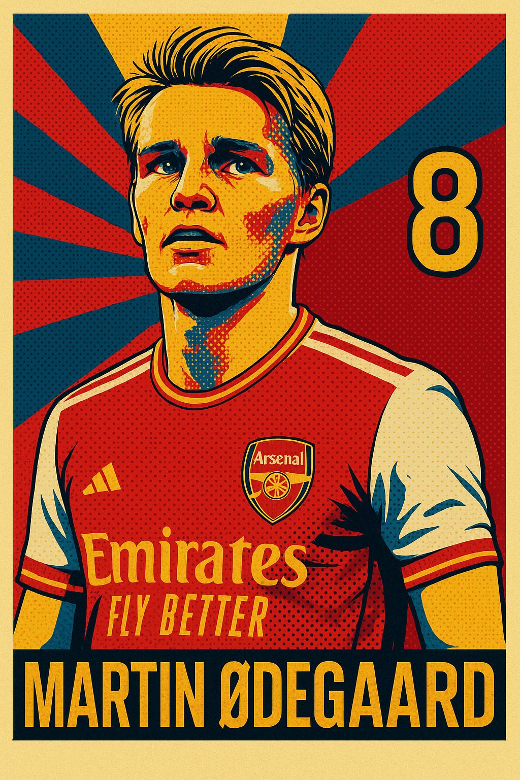 Martin Ødegaard Poster Print