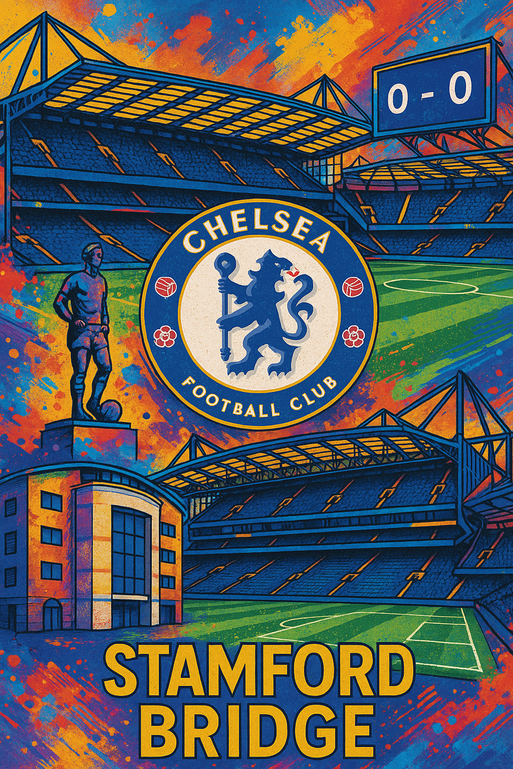 Stamford Bridge Chelsea Poster Print