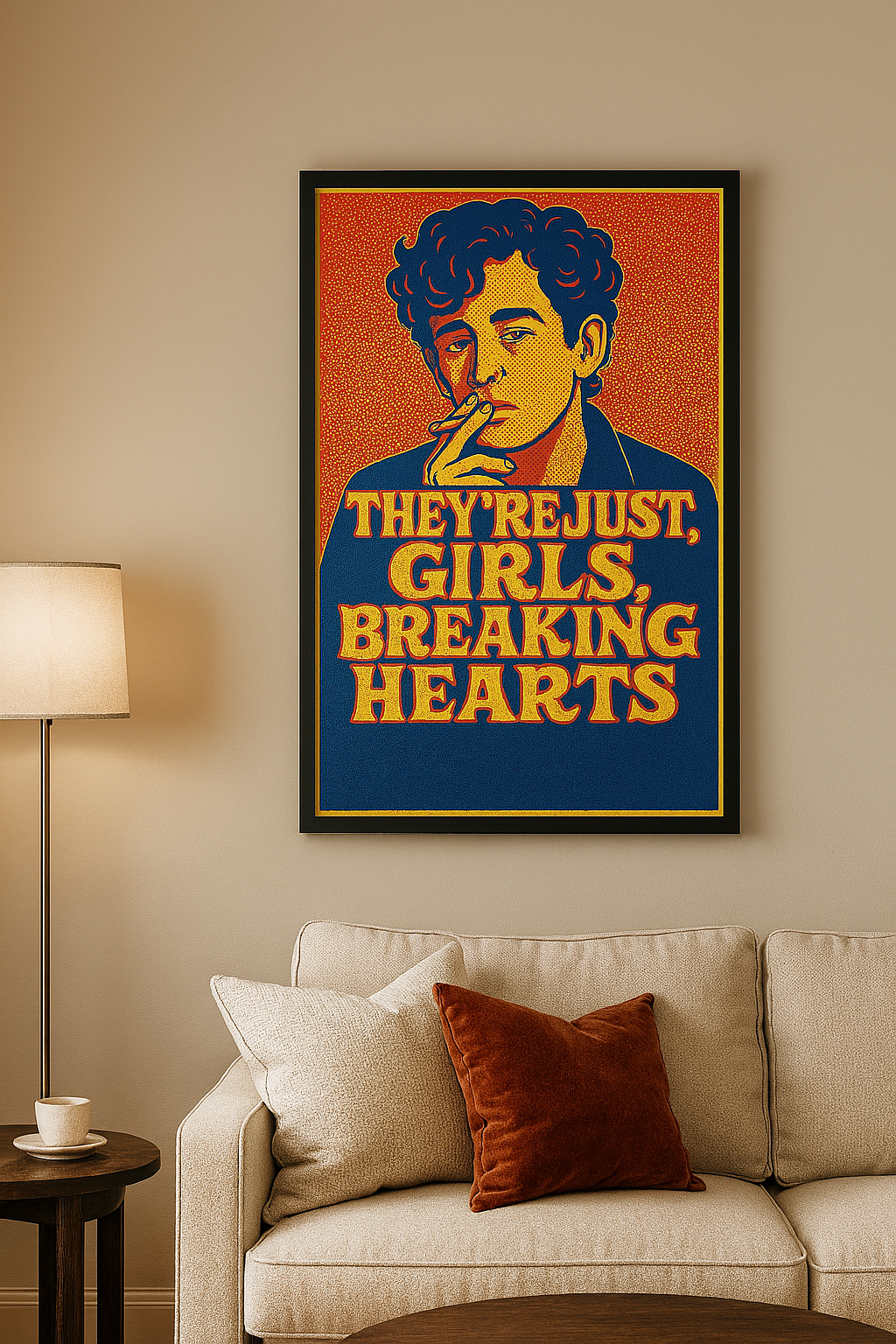 They're Just Girls The 1975 Poster Print