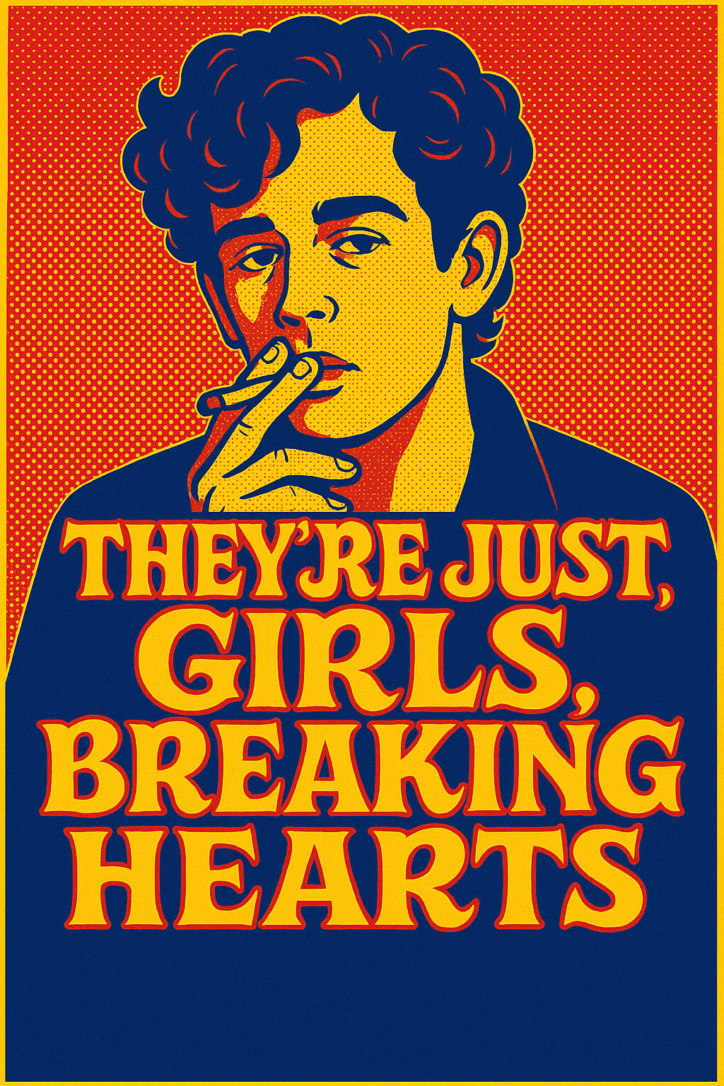 They're Just Girls The 1975 Poster Print
